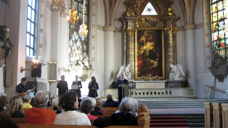 Bønnesamling i Stockholm
